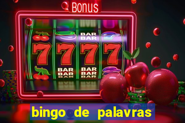 bingo de palavras de natal